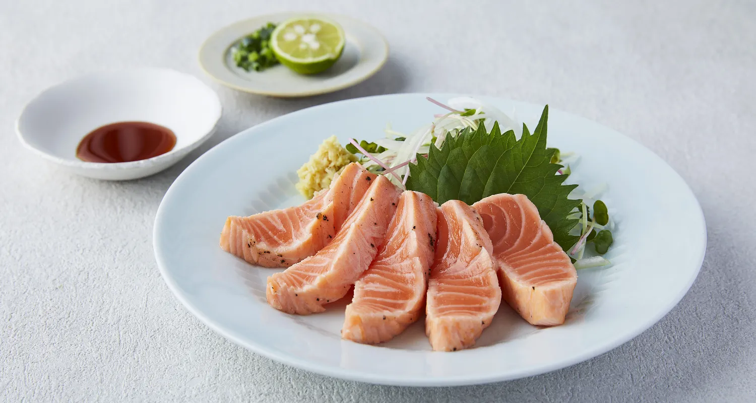 Salmon Tataki サーモンのたたき